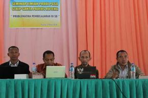 Seminar Ilimia PRODI PGSD Menampilkan Potret Pembelajaran di Manggarai