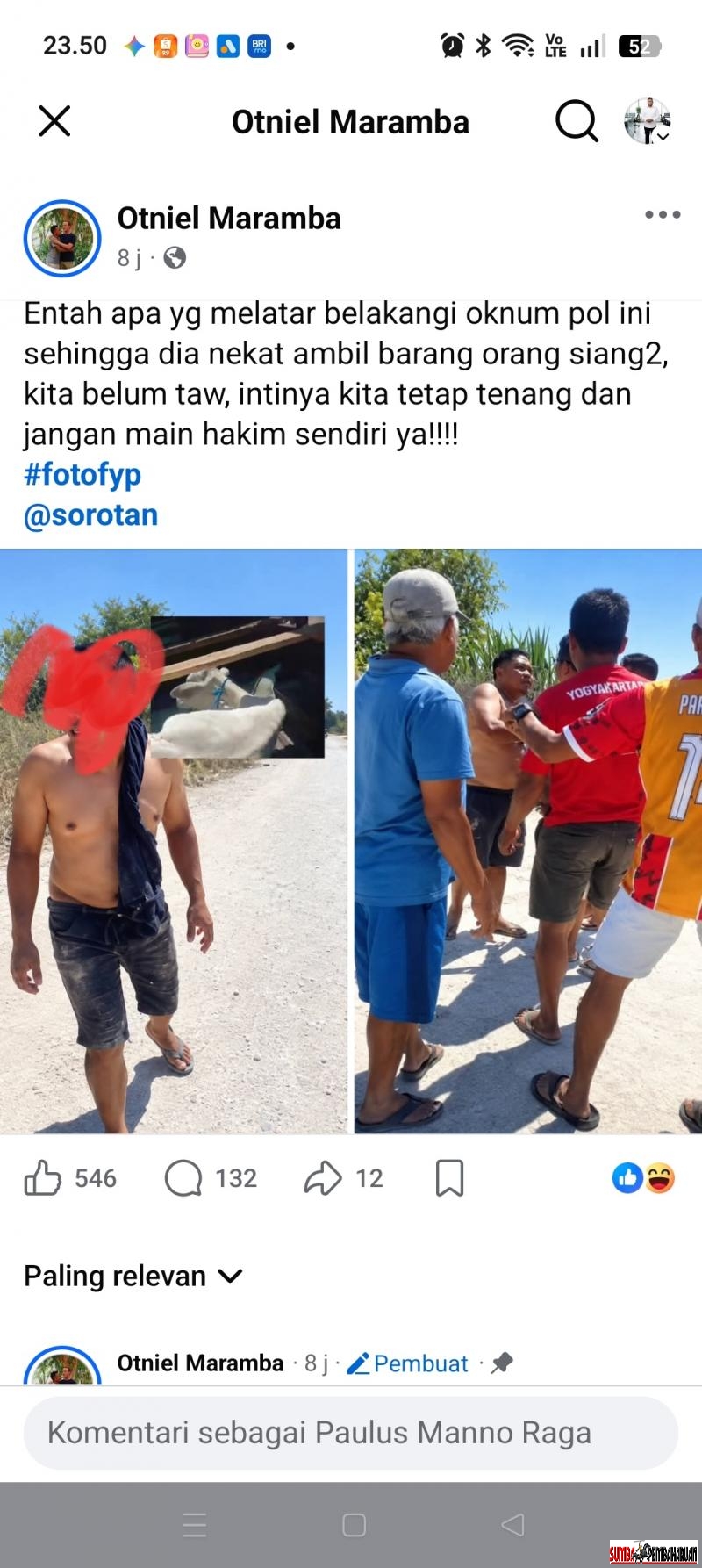 BENARKAH OKNUM ANGGOTA KEPOLISIAN DALANGI PENCURIAN?
